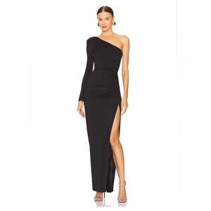 Michael Costello x REVOLVE Gilly Maxi Dress in Black